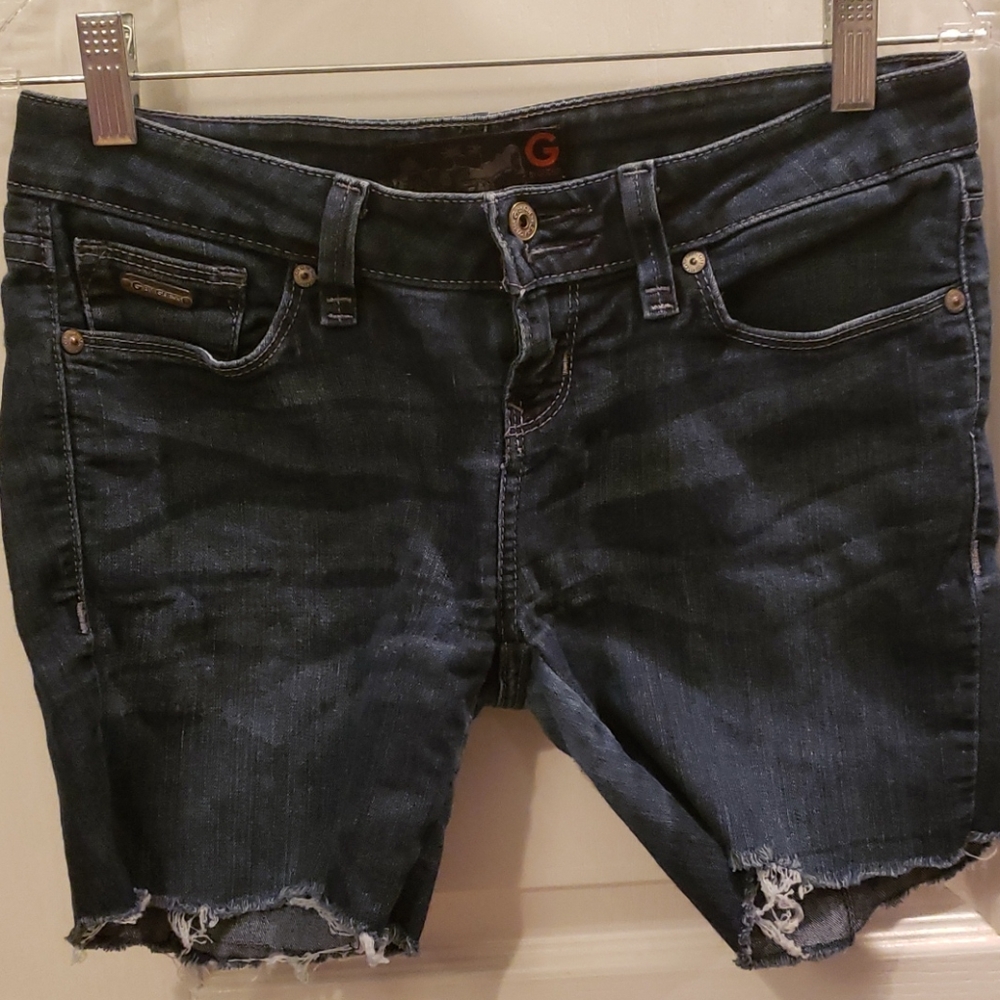 Denim Skinny Shorts